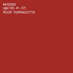 #A52925 - Roof Terracotta Color Image